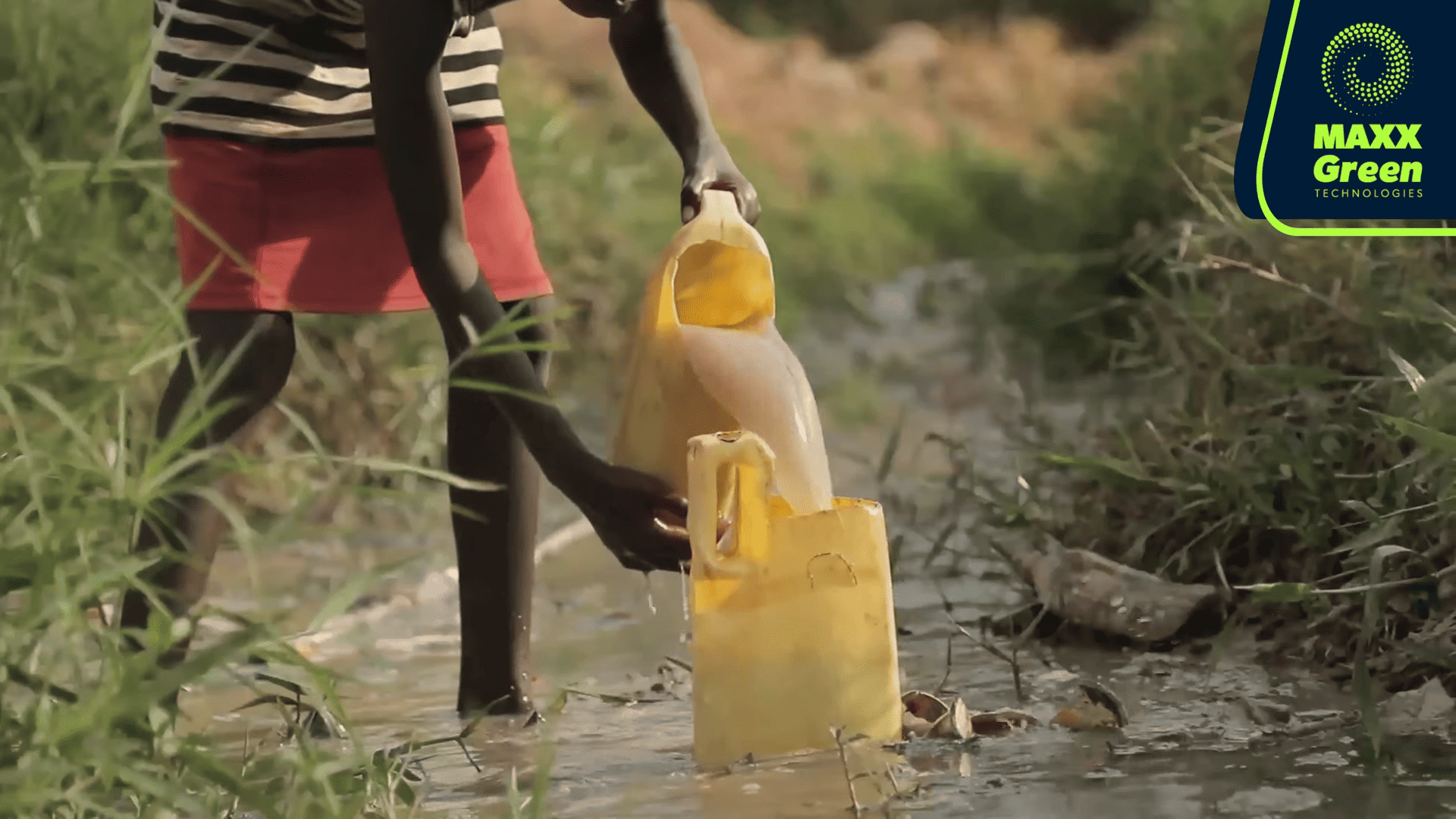 Child Pouring Water